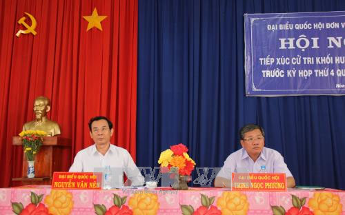 Các kiến nghị của cử tri tập trung vào sản xuất và đời sống 